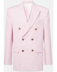 Wardrobe NYC - Double-Breasted Virgin Wool Blazer - Lyst