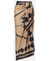 Johanna Ortiz - Cotton Printed Beach Cover-Up - Lyst