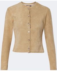 Stouls - Astrid Suede Cardigan - Lyst