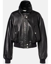 Nour Hammour - Chaqueta Bomber Briar De Piel - Lyst