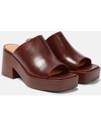 Tod's - Leather Mules - Lyst