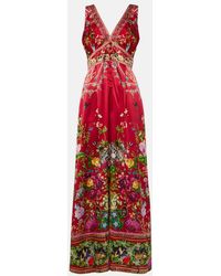 CAMILLA - Printed Silk Jumpsuit - Lyst