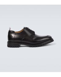 Thom Browne - Apron Stitch Leather Derby Shoes - Lyst