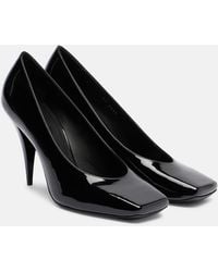 Givenchy - Sliced Square 95 Patent Leather Pumps - Lyst