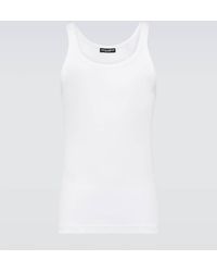Dolce & Gabbana - Tank top de jersey de algodon - Lyst