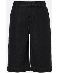 Vince - Denim Bermuda Shorts - Lyst