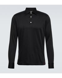 Kiton - Cotton Poplin Polo Top - Lyst