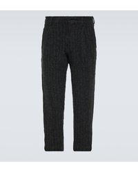Comme des Garçons - Striped Wool Tweed Suit Pants - Lyst
