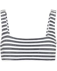 Heidi Klein Braga de bikini Corsica de rayas - Azul