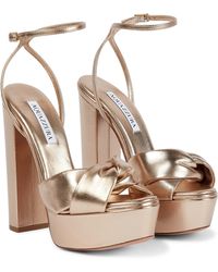 Aquazzura Platform Heels For Women Lyst Com
