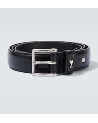 Ami Paris - Guertel Paris Paris Aus Leder - Lyst