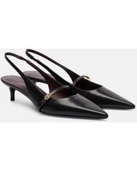 Tory Burch - Slingback Shoes With Buckle - Lyst