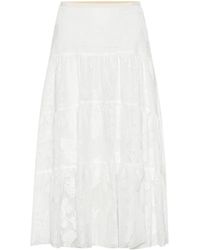 see by chloe midi skirt