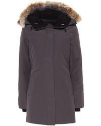 Canada Goose Victoria Fur-trimmed Parka - Gray
