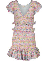 LoveShackFancy - Mini-robe Sonora a fleurs en coton - Lyst