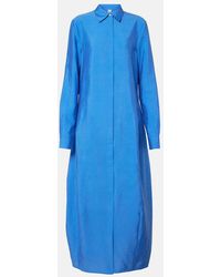 TOTEME - Silk Chemisier Dress - Lyst