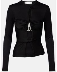 Christopher Esber - Cutout Ribbed-Knit Top - Lyst