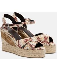 Missoni - Espadrille-Wedges Carmen 110 Aus Lame - Lyst