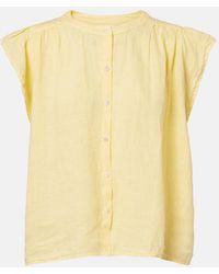 Velvet - Janey Linen Shirt - Lyst
