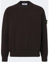 Stone Island - Compass Badge Wool-Blend Sweater - Lyst