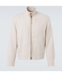 Tom Ford - Wool, Cashmere, And Silk Harrington Jacket - Lyst