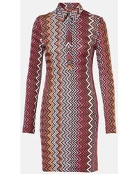 Missoni - Zigzag Shirt Dress - Lyst