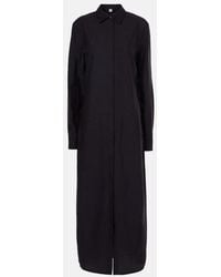 TOTEME - Silk-Blend Shirt Dress - Lyst