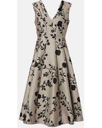 Max Mara - Abito Midi Clea Con Stampa Floreale - Lyst