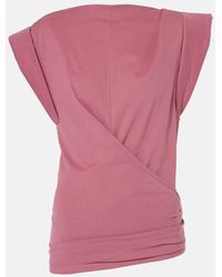 Isabel Marant - Tank Top Maisan De Jersey De Algodon - Lyst