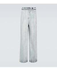 Maison Margiela - High-Rise Wide-Leg Jeans - Lyst