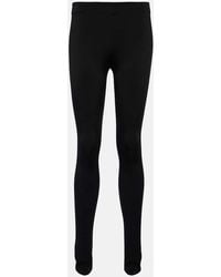 Alaïa - High-Rise Tights - Lyst