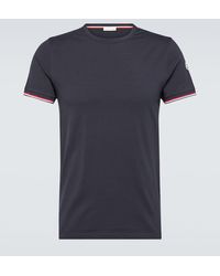 Moncler - Cotton-blend Jersey T-shirt - Lyst