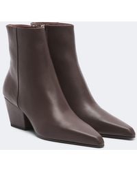 Paris Texas - Jane Leather Ankle Boots - Lyst