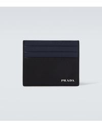 Prada - Saffiano Leather Card Holder - Lyst