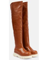 Isabel Marant - Malyx Leather Over-The-Knee Boots - Lyst