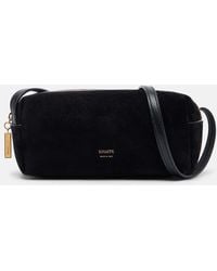KHAITE - Kye Mini Suede Crossbody Bag - Lyst