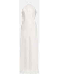 RIXO London - Bridal Slipdress Harlan Aus Satin Mit Spitze - Lyst