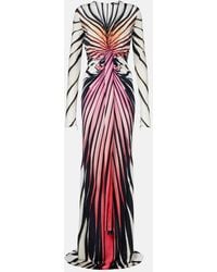 Roberto Cavalli - Printed Gown - Lyst