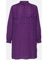 A.P.C. - Mathilde Printed Shirt Dress - Lyst