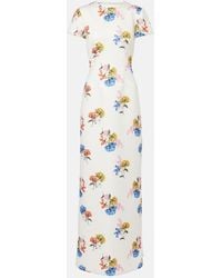 Emilia Wickstead - Fosette Floral Maxi Dress - Lyst