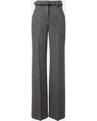 Gabriela Hearst - Norman Belted Cashmere And Wool Wide-Leg Pants - Lyst