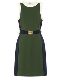 Tory Burch Miniabito in jersey strtch - Verde