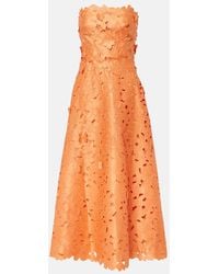 Costarellos - Abito Midi Lorina - Lyst