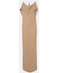 KHAITE - Dandora Draped Silk Gown - Lyst