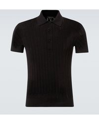 Tom Ford - Polohemd Aus Baumwolle Und Seide - Lyst