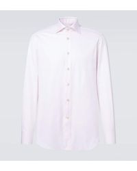 Kiton - Hemd Aus Baumwolle - Lyst