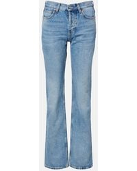 Saint Laurent - Mid-Rise Bootcut Jeans - Lyst