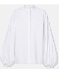 Alaïa - Cotton Poplin Shirt - Lyst