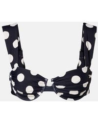 Montce - Bella Polka-Dot Bikini Top - Lyst