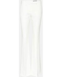 McQueen - Flared Hose aus Crêpe - Lyst